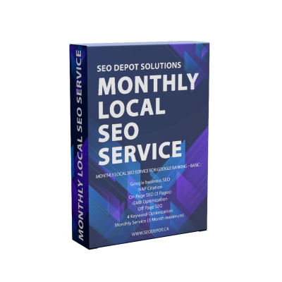 Monthly Local SEO Service for Google Ranking Basic