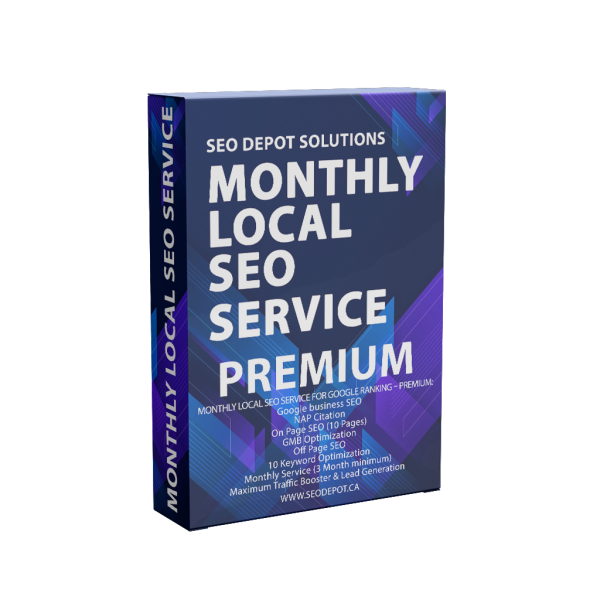 Monthly Local SEO Service for Google Ranking Premium